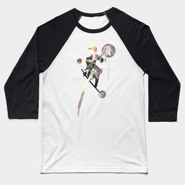 NieR: Automata katana 2B Baseball T-Shirt by stingi